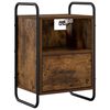 vidaXL Cabinet de chevet suspendu Ch&ecirc;ne fum&eacute; 40 x 30 x 60 cm