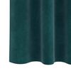 vidaXL Rideaux avec des rideaux 2 pcs Vert fonc&eacute; 140 x 140 cm Velours