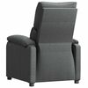 vidaXL Fauteuil inclinable Gris foncé Tissu