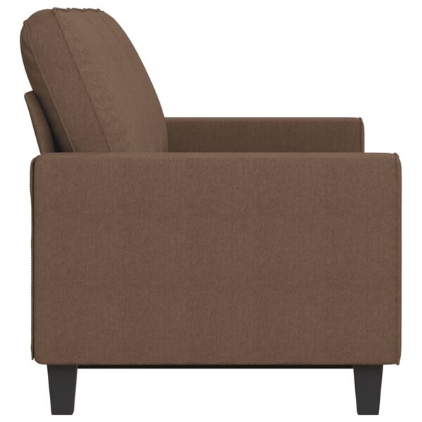 vidaXL Canap&eacute; &agrave; 3 places Marron 180 cm Tissu
