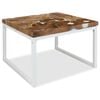 vidaXL Table basse Teck Résine 60x60x40 cm