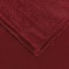 vidaXL Couvertures &agrave; jeter 6 pcs Rouge Bordeaux 220 x 240 cm Toison