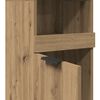 vidaXL Armoire de bain chêne artisanal 32x34x188,5cm bois d'ingénierie