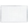 vidaXL Grille Argent 80 x 50 x 2 cm Acier galvanis&eacute; &agrave; chaud