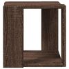 vidaXL Table basse ch&ecirc;ne marron 32x32x30 cm bois d'ing&eacute;nierie