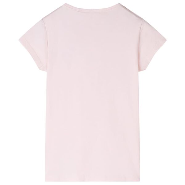 T-shirt pour enfants rose p&acirc;le 116
