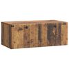 vidaXL Meuble TV mural 78,5 x 41 x 30 cm Bois ancien Bois d'ing&eacute;nierie