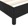vidaXL Cadre de lit sans matelas noir 90x190 cm velours