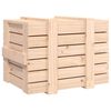 vidaXL Boîte de rangement 58x40,5x42 cm Bois massif de pin