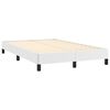 vidaXL Cadre de lit sans matelas blanc 120x190 cm similicuir
