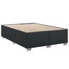 vidaXL Sommier &agrave; lattes de lit avec matelas Noir 140x190 cm Similicuir