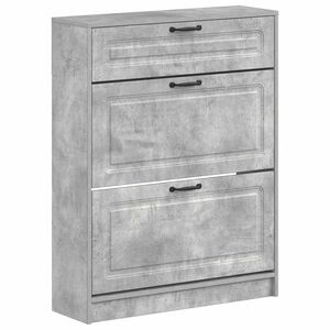vidaXL Cabinet &agrave; chaussures UTRECHT 78 x 24 x 100 cm Bois d'ing&eacute;nierie