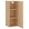 vidaXL Armoire murale ch&ecirc;ne sonoma 34,5x34x90 cm bois d'ing&eacute;nierie