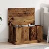 vidaXL Bo&icirc;tes de rangement vieux bois 70x40x38 cm bois d'ing&eacute;nierie