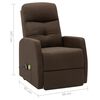 vidaXL Fauteuil de massage Marron Tissu