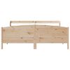 vidaXL Cadre de lit sans matelas 200x200 cm bois massif de pin