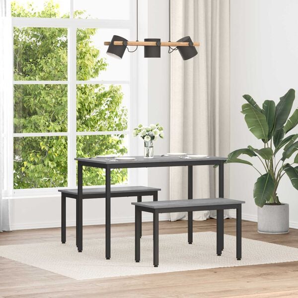 vidaXL banc Gris Sonoma 80 x 35 x 45 cm Bois d'ing&eacute;nierie