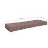 vidaXL Coussins de plancher de palette lot de 4 Taupe Coton