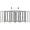 vidaXL Cache-radiateur gris béton 205x21,5x83,5 cm bois d'ingénierie