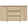 vidaXL Buffet Ch&ecirc;ne Sonoma 120 x 41 x 75 cm Bois d'ing&eacute;nierie