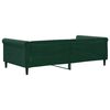 vidaXL Lit de repos sans matelas vert fonc&eacute; 100x200 cm velours
