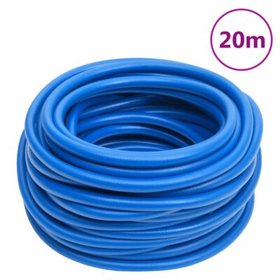 vidaXL Tuyau d'air bleu 0,6" 20 m PVC