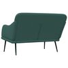 vidaXL Banc Vert fonc&eacute; 110x76x80 cm Tissu
