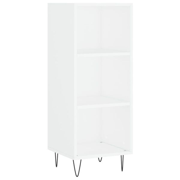 vidaXL Buffet blanc 34,5x32,5x90 cm bois d'ingénierie