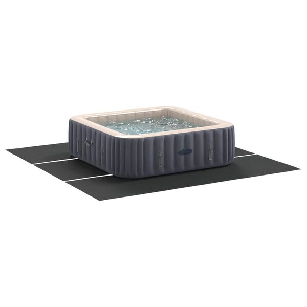 vidaXL Tapis de piscine Noir 396 x 396 x 0,1 cm Tissu non tiss&eacute;