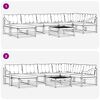 vidaXL Ensemble de canap&eacute;s d'ext&eacute;rieur 8 pcs Gris Naturel et Clair