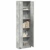 vidaXL Armoire Gris b&eacute;ton 55 x 25 x 189 cm Bois d'ing&eacute;nierie