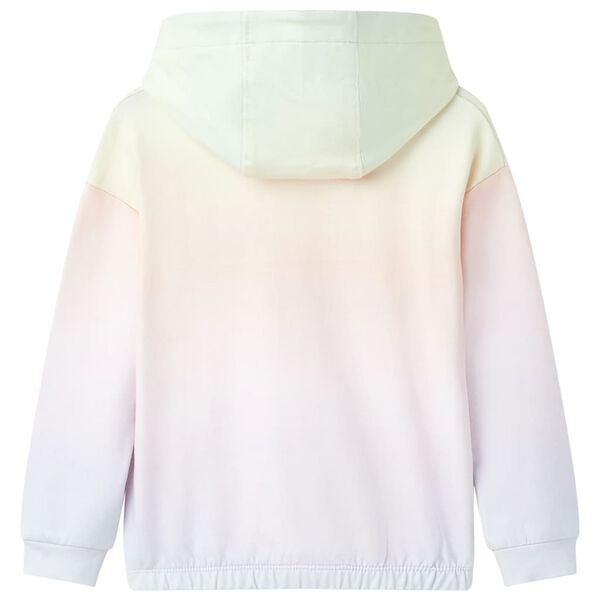 Sweatshirt &agrave; capuche pour enfants blanc &eacute;tincelant 104