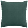 vidaXL Coussins de canap&eacute; 2 pcs Vert fonc&eacute; 60 x 60 cm