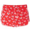 Short pour enfants avec cordon de serrage rouge 104
