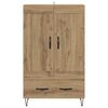 vidaXL Haut Armoire avec tiroir Ch&ecirc;ne artisanal 69,5 x 31 x 115 cm