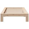 vidaXL Cadre de lit sans matelas 90x200 cm bois de pin massif