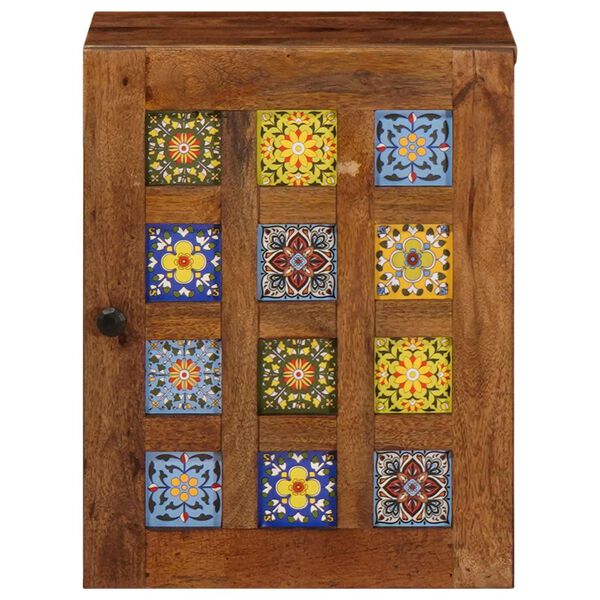 vidaXL Cabinet de Salle de Bain Suspendu Noyer 38 x 33 x 48 cm