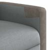 vidaXL Fauteuil inclinable Gris clair Tissu
