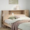 vidaXL T&ecirc;te de lit avec rangement 160 cm bois massif de pin