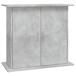 vidaXL Support d'aquarium en b&eacute;ton gris 81 x 36 x 73 cm Bois d'ing&eacute;nierie