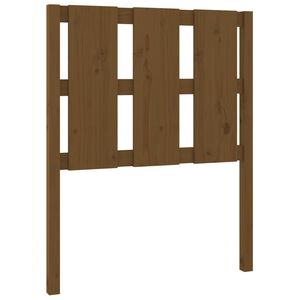 vidaXL T&ecirc;te de lit Marron miel 80,5x4x100 cm Bois massif de pin