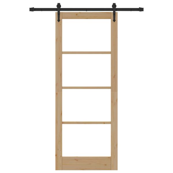vidaXL Porte coulissante ORKDAL Naturel 83 x 211 cm