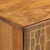 vidaXL Meuble TV 105x33x46 cm Bois massif de manguier