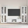 vidaXL Ensemble meuble TV avec tiroir FLORIN Blanc Bois d'ing&eacute;nierie