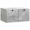 vidaXL Meuble TV mural Gris b&eacute;ton 59,5 x 41 x 30 cm Bois d'ing&eacute;nierie