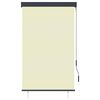 vidaXL Store roulant d'ext&eacute;rieur 100 x 250 cm Cr&egrave;me
