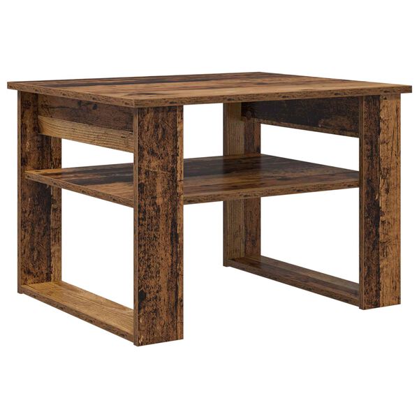 vidaXL Table basse Bois ancien 64 x 54 x 44 cm Bois d'ing&eacute;nierie