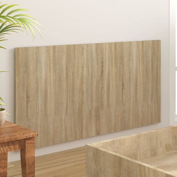 vidaXL Tête de lit Chêne sonoma 160x1,5x80 cm Bois d'ingénierie