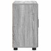 vidaXL Buffet Gris Sonoma 88,5 x 30,5 x 55,5 cm Bois d'ing&eacute;nierie