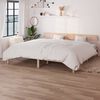 vidaXL Cadre de lit sans matelas bois massif 200x200 cm